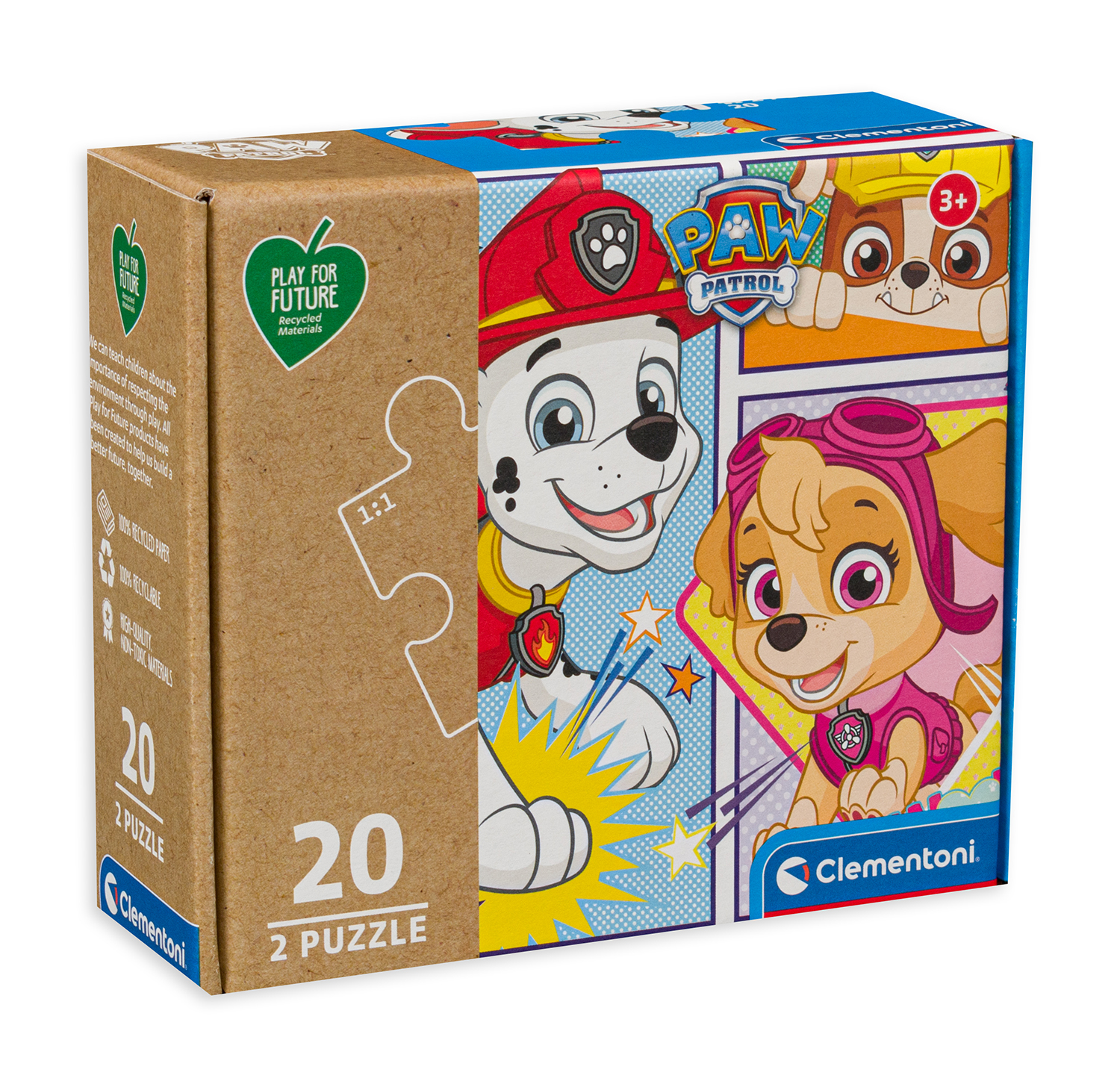 Пъзел Clementoni от 2 x 20 части - Пес Патрул