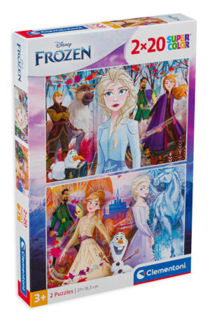 Пъзел Clementoni от 2 x 20 части - Замръзналото кралство 2