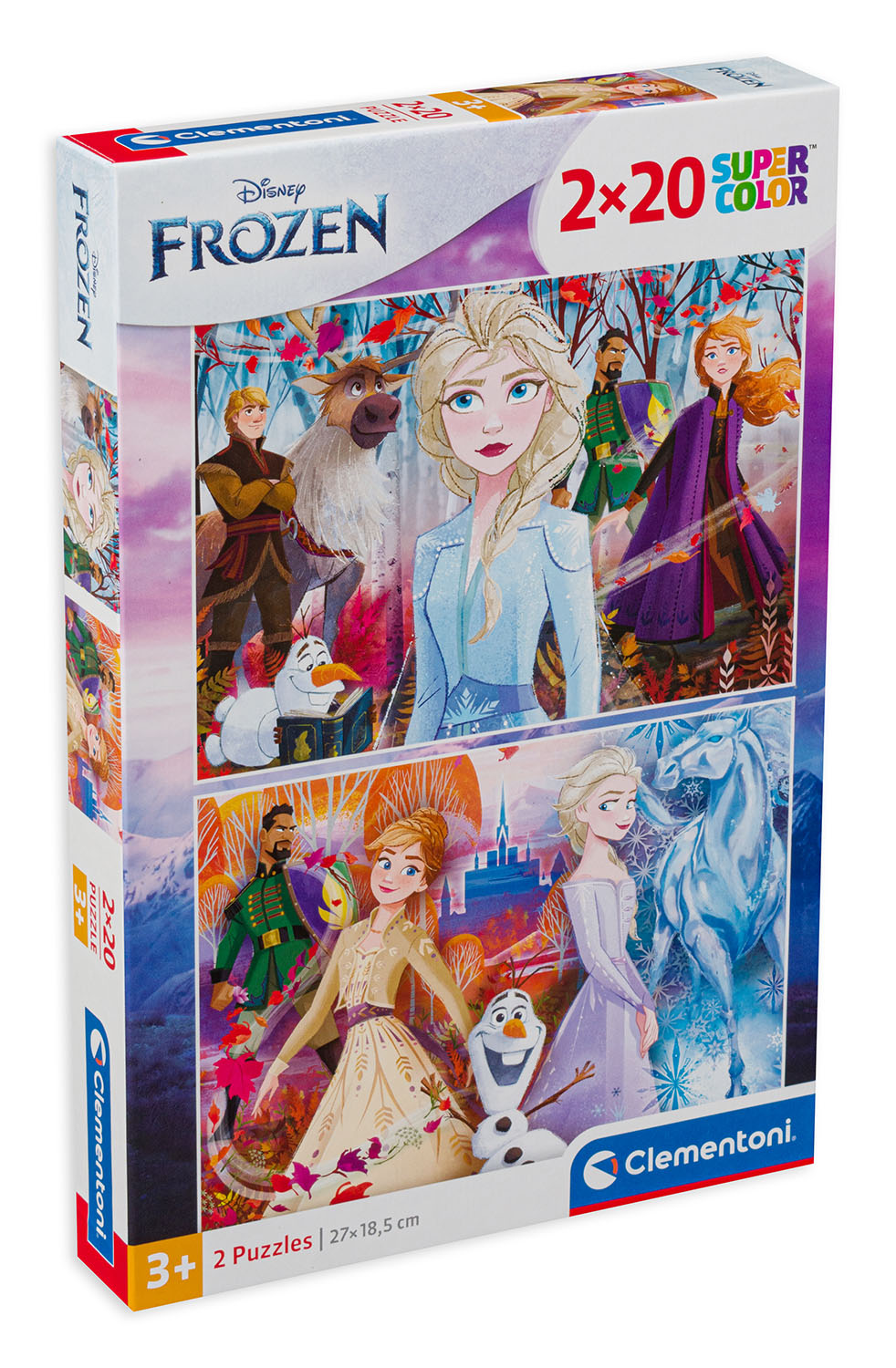 Пъзел Clementoni от 2 x 20 части - Замръзналото кралство 2