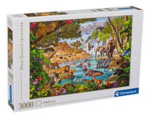 Пъзел Clementoni от 3000 части - Африкански рай