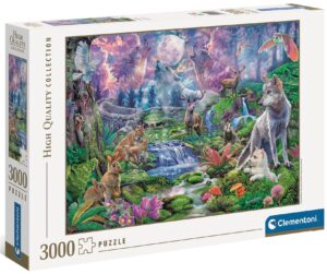 Пъзел Clementoni от 3000 части - Moonlit Wild
