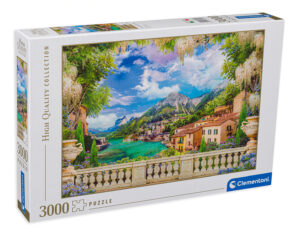Пъзел Clementoni от 3000 части - Тераса с изглед към езеро