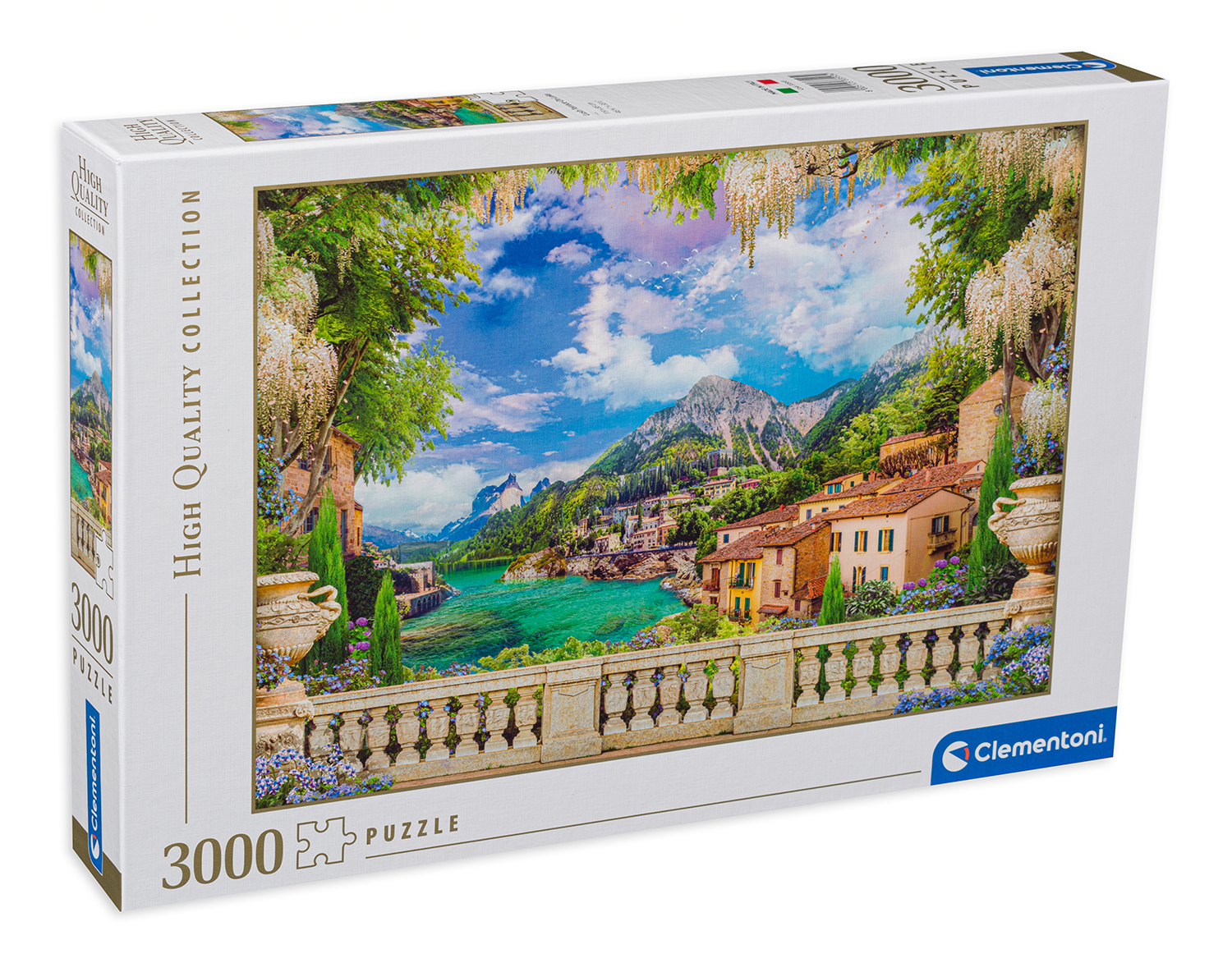 Пъзел Clementoni от 3000 части - Тераса с изглед към езеро