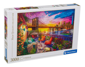 Пъзел Clementoni от 3000 части - Залез в Манхатан