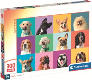 Пъзел Clementoni от 300 части - Кучешки муцуни