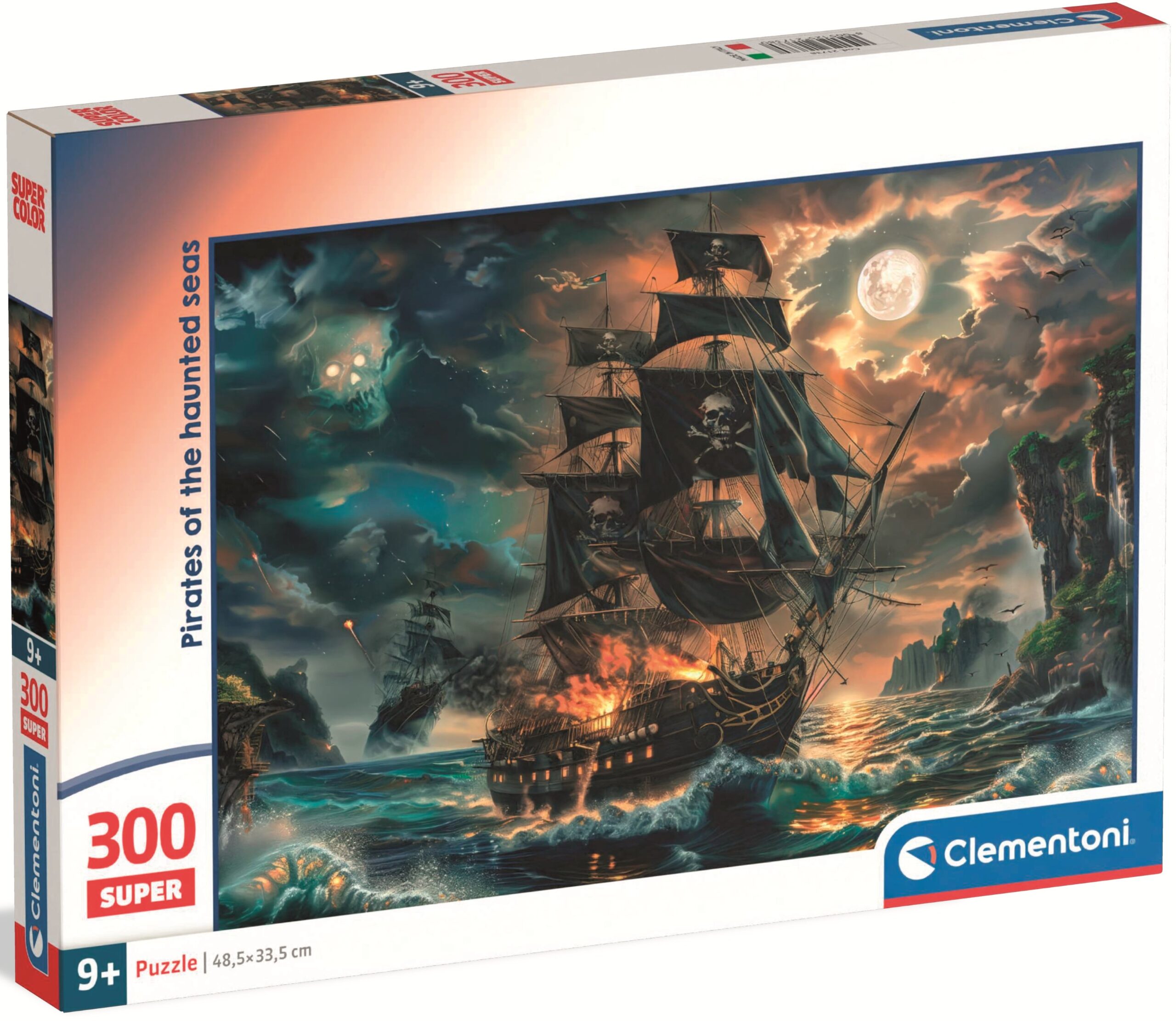 Пъзел Clementoni от 300 части - Пирати от призрачните морета