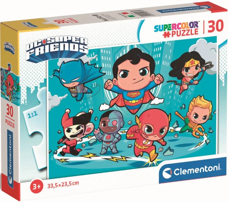 Детски пъзел Clementoni от 30 части - DC Comics: Super Friends