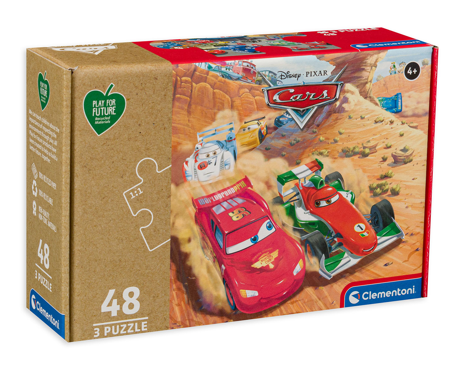 Пъзел Clementoni от 3 x 48 части - Колите