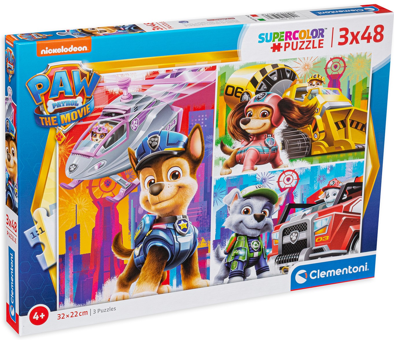 Пъзел Clementoni от 3 x 48 части - Пес Патрул