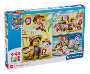 Пъзел Clementoni от 3 x 48 части - Пес патрул