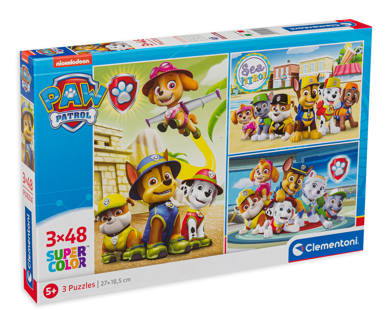 Пъзел Clementoni от 3 x 48 части - Пес патрул