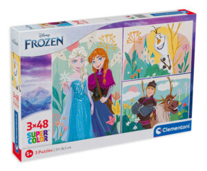 Пъзел Clementoni от 3 x 48 части - Замръзналото кралство