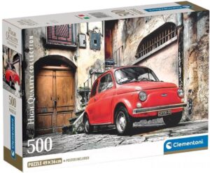 Пъзел Clementoni от 500 части - Червеният автомобил