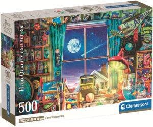 Пъзел Clementoni от 500 части - До луната