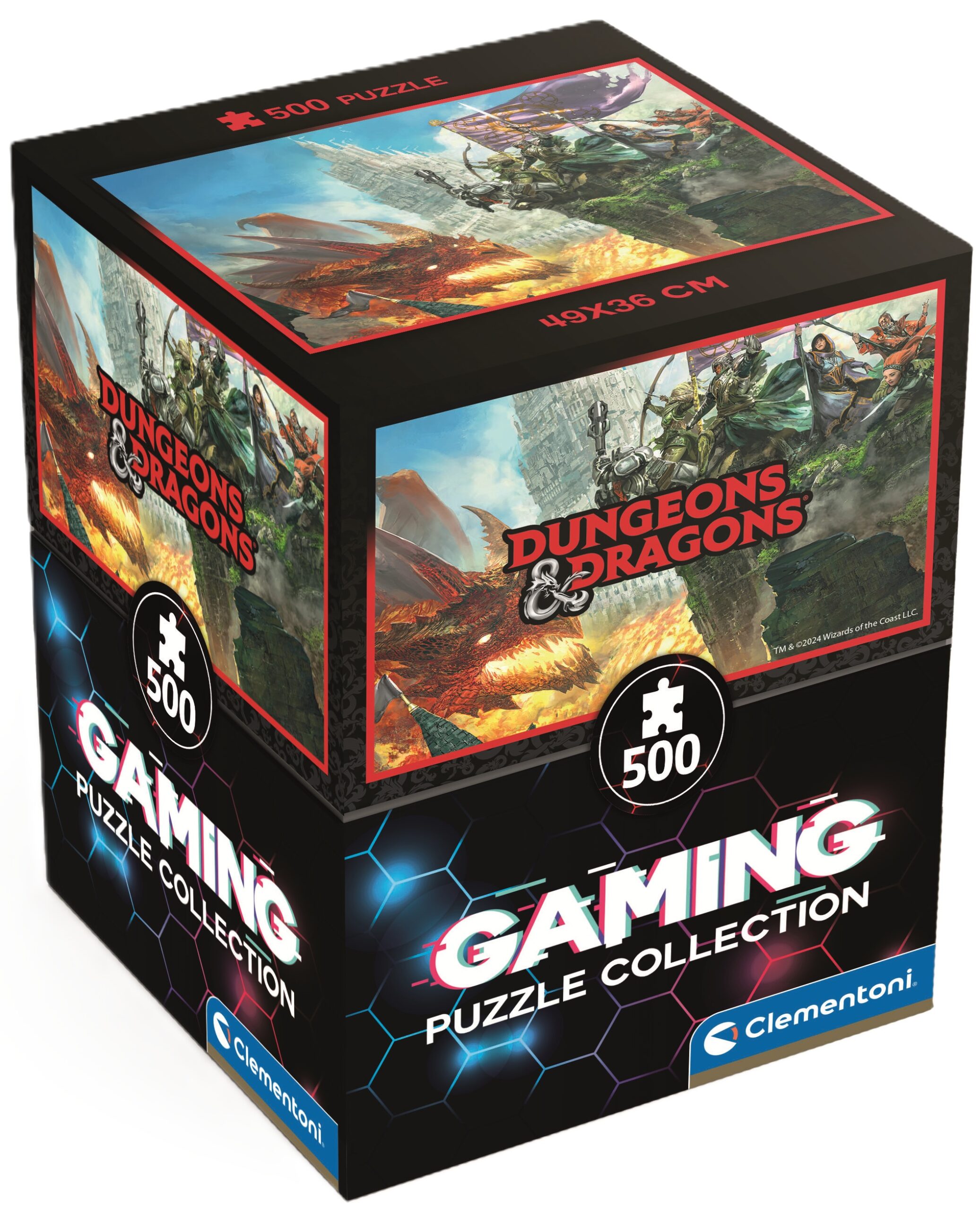 Пъзел Clementoni от 500 части - Dungeons & Dragons, вид 2