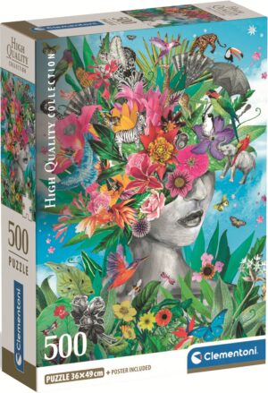 Пъзел Clementoni от 500 части - Джунглата в мен