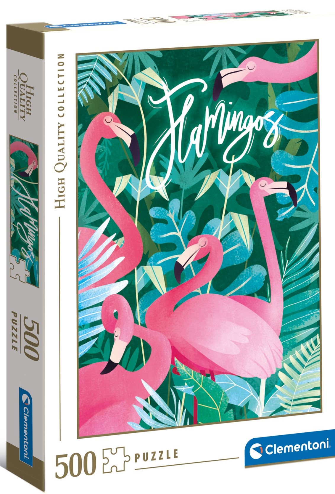 Пъзел Clementoni от 500 части - Фламинго