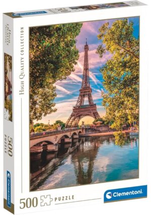 Пъзел Clementoni от 500 части - Край река Сена