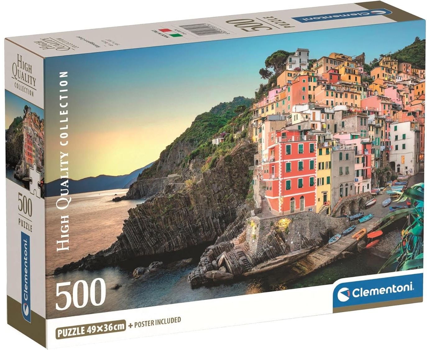 Пъзел Clementoni от 500 части - Крайбрежието на Риомаджоре