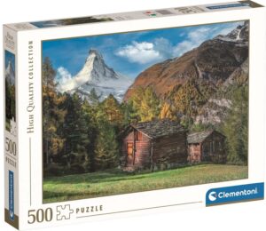 Пъзел Clementoni от 500 части - Очарователният Матерхорн