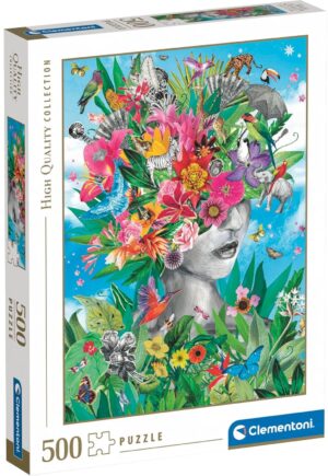 Пъзел Clementoni от 500 части - Пъстроцветни мисли