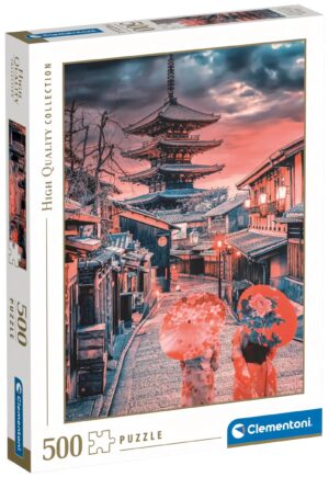 Пъзел Clementoni от 500 части - Привечер в Киото