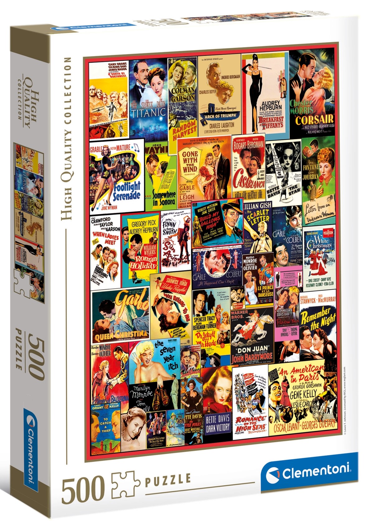 Пъзел Clementoni от 500 части - Ретро колаж