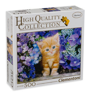 Пъзел Clementoni от 500 части - Рижаво коте