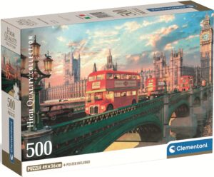 Пъзел Clementoni от 500 части - Уестминстърски мост