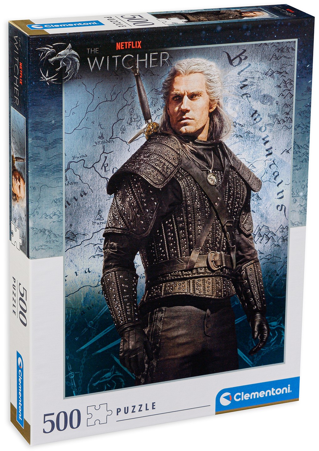 Пъзел Clementoni от 500 части - Вещерът