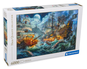Пъзел Clementoni от 6000 части - Битката на пиратите