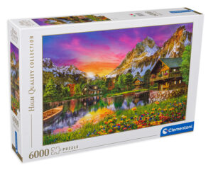 Пъзел Clementoni от 6000 части - Езеро в Алпите