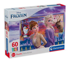 Пъзел Clementoni от 60 части - Анна, Елза и приятели, Замръзналото кралство 2