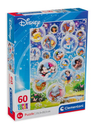 Пъзел Clementoni от 60 части - Класически анимационни герои на Дисни
