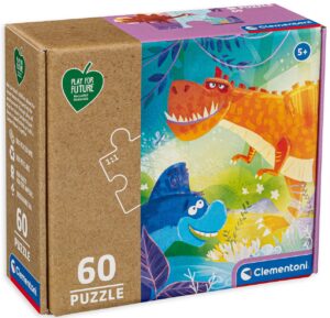 Пъзел Clementoni от 60 части - Приятели динозаври