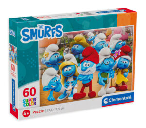 Пъзел Clementoni от 60 части - Смърфовете