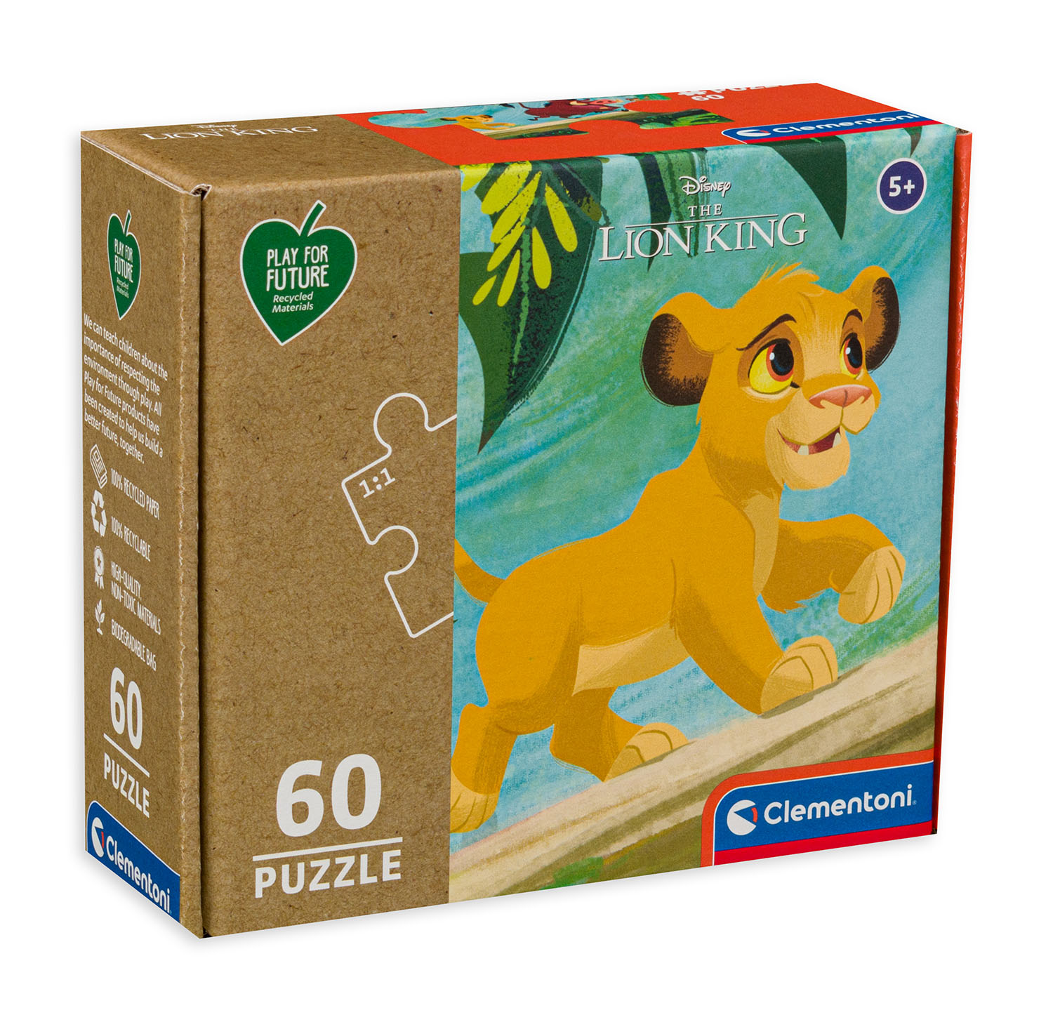 Пъзел Clementoni от 60 части - Царят Лъв