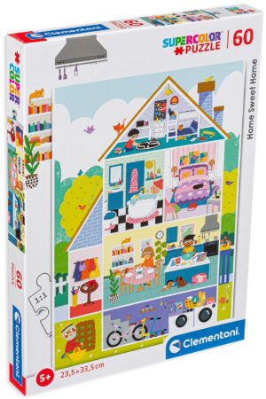 Пъзел Clementoni от 60 части - У дома