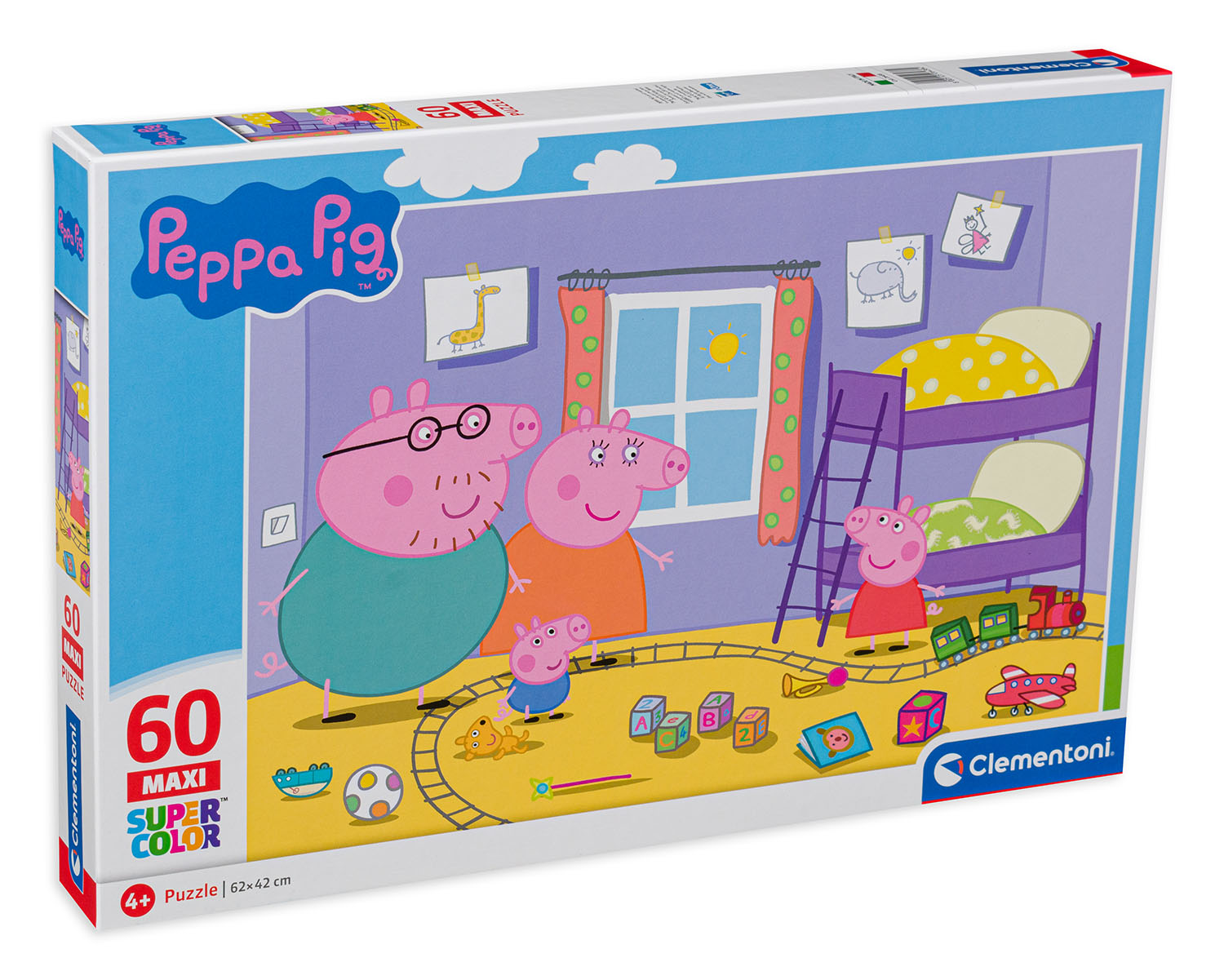 Пъзел Clementoni от 60 макси части - Прасенцето Пепа