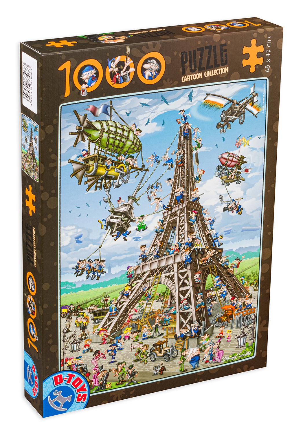 Пъзел D-Toys от 1000 части – Айфеловата кула