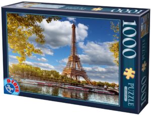 Пъзел D-Toys от 1000 части - Айфеловата кула, Париж, Франция