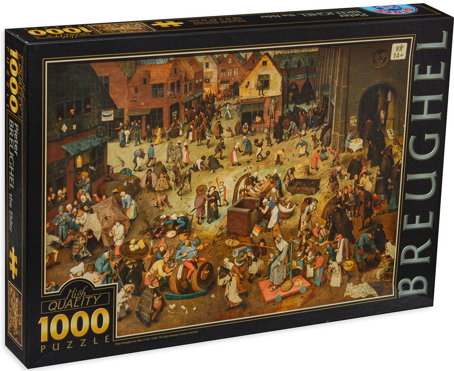 Пъзел D-Toys от 1000 части - Борбата между карнавала и Великия пост