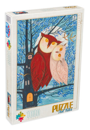 Пъзел D-Toys от 1000 части - Бухали, Андреа Кюрти III