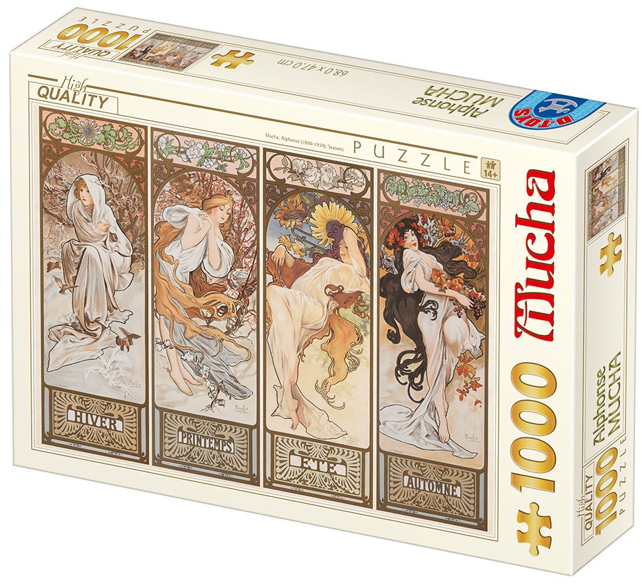 Пъзел D-Toys от 1000 части - Четири сезона