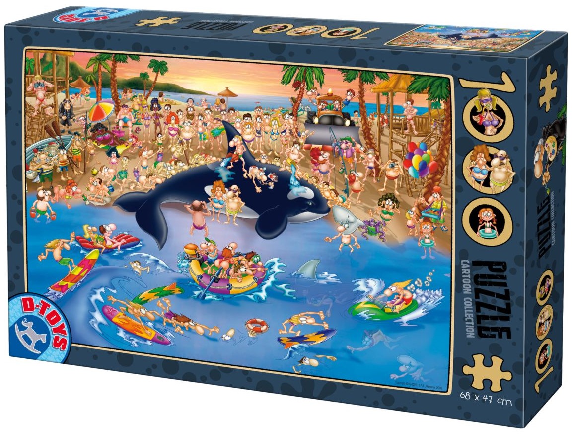 Пъзел D-Toys от 1000 части - Ден на плажа