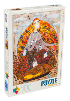 Пъзел D-Toys от 1000 части - Есен, Андреа Кюрти