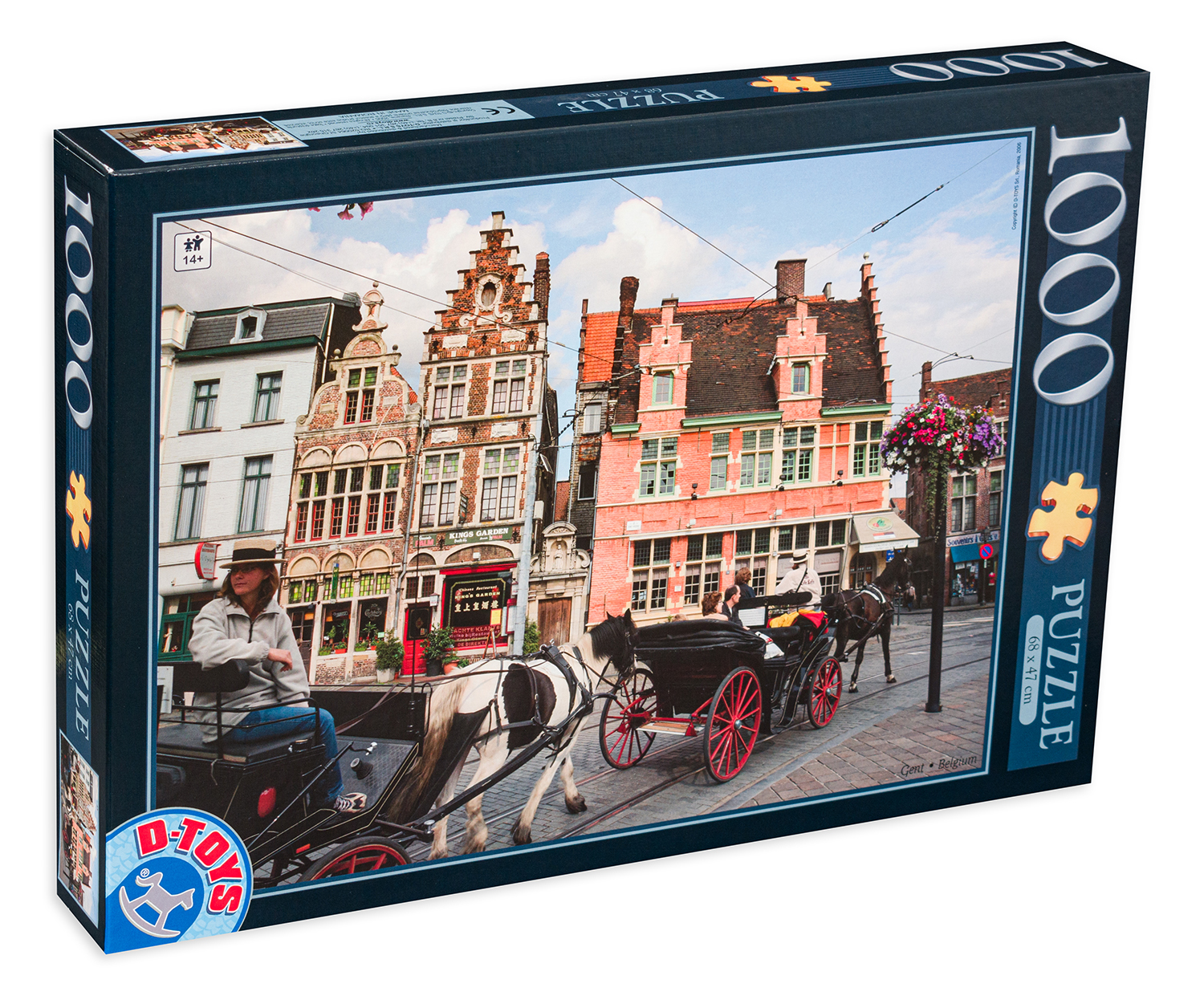 Пъзел D-Toys от 1000 части - Гент, Белгия