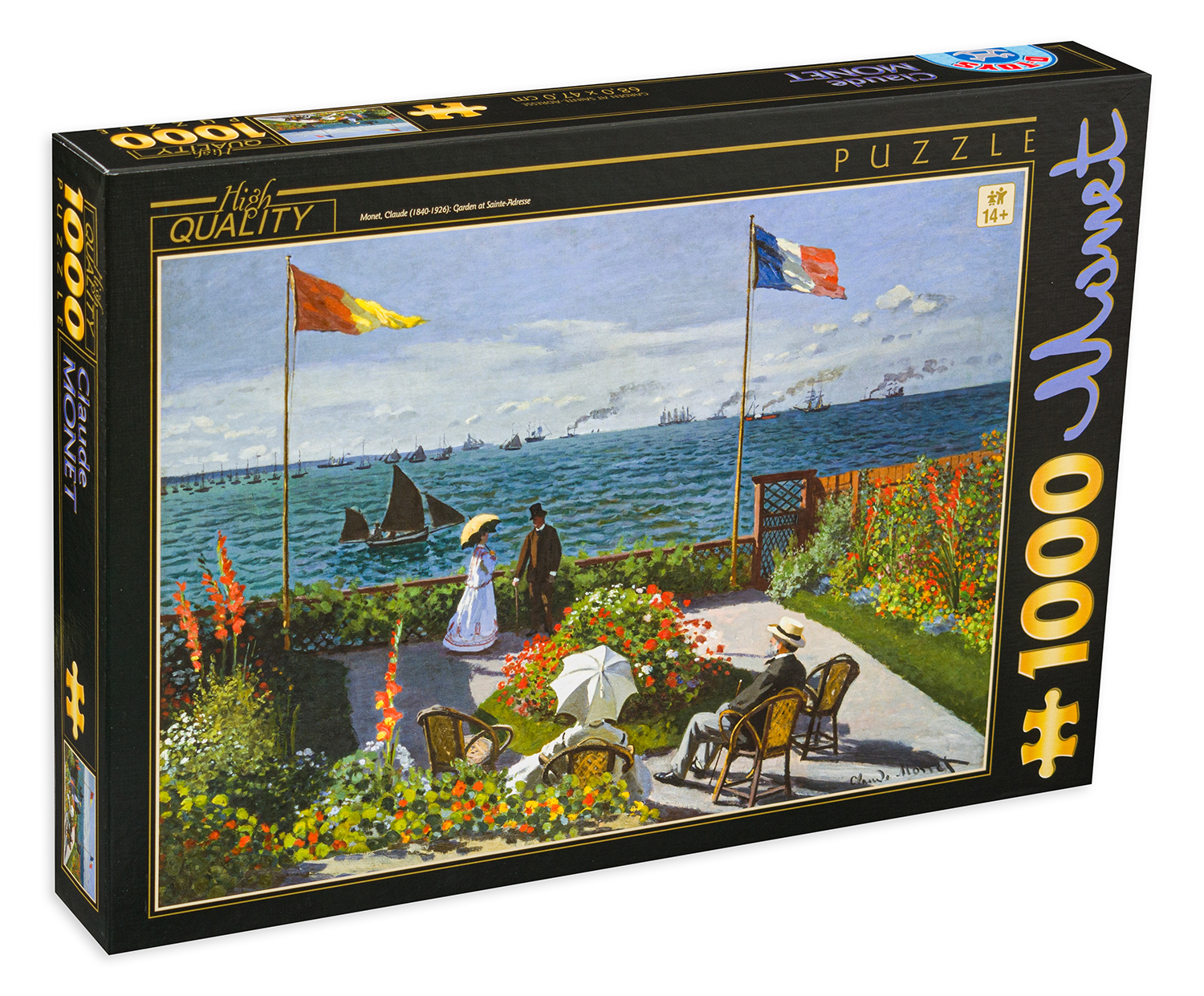 Пъзел D-Toys от 1000 части - Градината в Сант-Адрес, Клод Моне