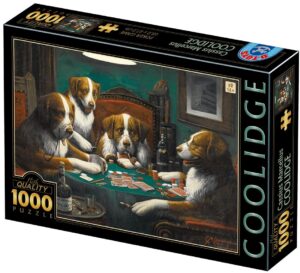 Пъзел D-Toys от 1000 части - Игра на покер