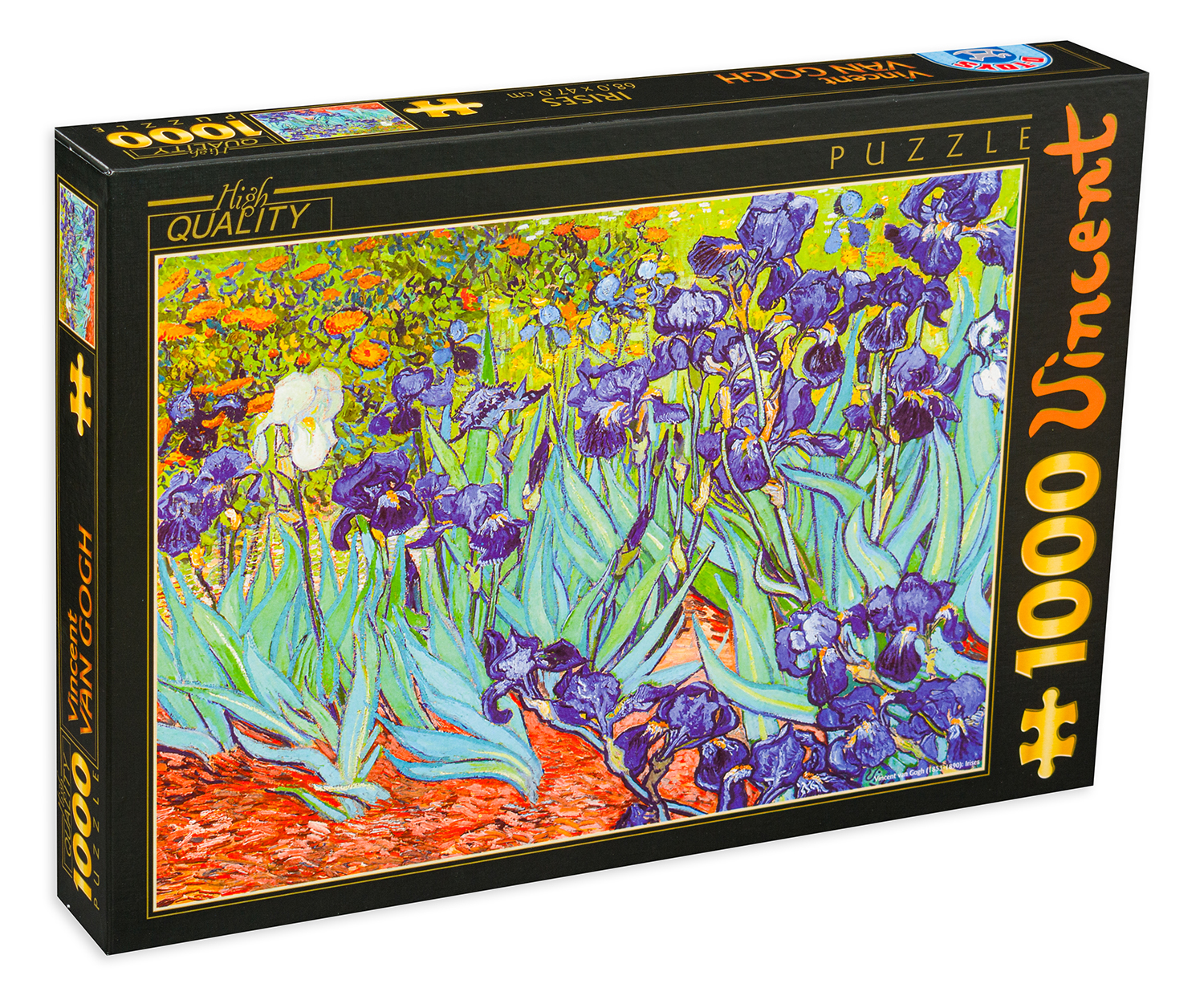 Пъзел D-Toys от 1000 части – Ириси, Винсент ван Гог